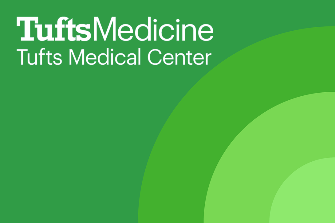 Tufts Medicine on green background